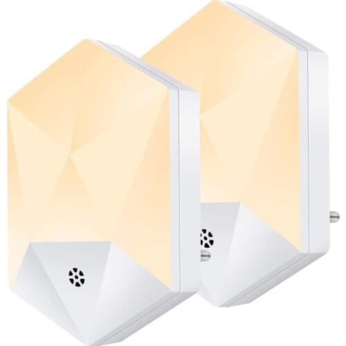New LED induction light EU plug-in warm white night light from dusk to dawn bedroom bathroom kitchen corridor staircase