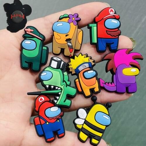 1 PCS Hot Game Robot Fridge Magnet Cute Decorate Home Kitchen Cartoon PVC Whiteboard Sticker DIY Refrigerator Magnets Kids Gift