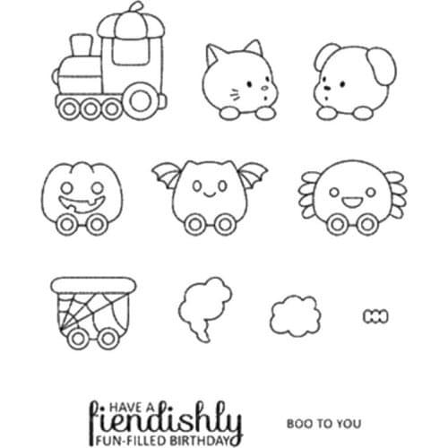 Dog Transparent Clear Silicone Stamp/Seal for DIY scrapbooking/photo album Decorative clear stamp sheets A2055