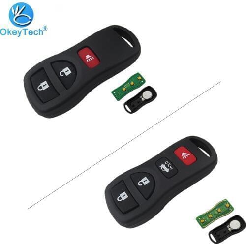 OkeyTech 3/4 Button Remote Key 315Mhz for Nissan X-Trail Altima Maxima Pathfinder Armada 2004 2005 2006 2007 2008 2009 KBRASTU15