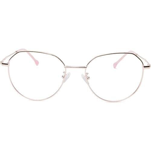 New ultra light golden frame optical glasses women men computer protecting glasses acrylic lens prescription eyeglasses 8029