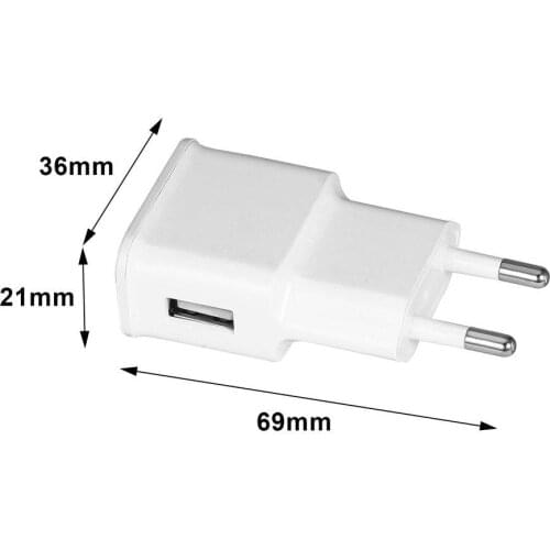 USB Charger 2 Ports EU 2A Portable Mobile Phone Chargers Adapter Travel for iPhone ipad Samsung Xiaomi Huawei Wall Charger