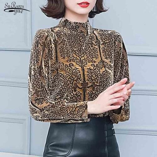 2021 Autumn Winter New Vintage Mesh Long Sleeve T-shirt Elegant Women O-neck Embroidery Sexy Blouse Female Clothing Blusas 16724