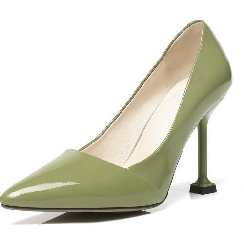 Spring, summer, sexy high heel cat with shallow pointed mouth size 32 1837-48 leather fashion womens shoes