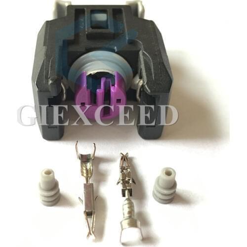 2 Sets 2 Pin 13816706 waterproof Fuel Injector Connector Automotive Connector Socket For Buick Chevrolet The Great Wall