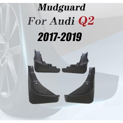 4 PCS Front Rear Car Mudflaps for Audi Q2 2017 2018 2019 Fender Mud Flap Guard Splash Flaps Mudguards Accessories