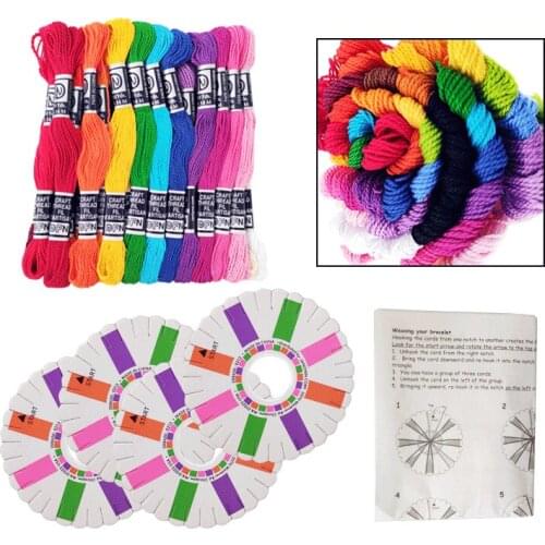 50/36pcs Cross Stitch Thread Floss Cross Stitch Cotton Sewing Skeins Embroidery Thread Floss Kit DIY Sewing Tools