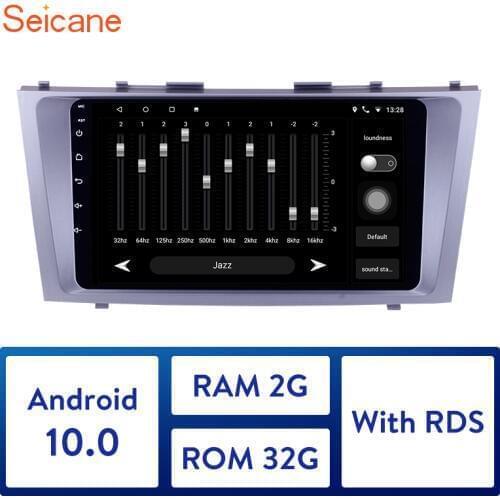 Seicane 9"1024*600 touchscreen Android 10.0 Car GPS Multimedia Navi Stereo Player for 2007 2008 2009-2011 TOYOTA CAMRY with 3G
