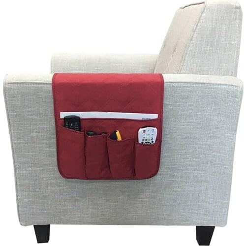 Organizer Holder New Hot Sofa Arm Rest TV Remote Control 4 Pockets Chair Couch Mobile Phones Magazine Storage Bag New