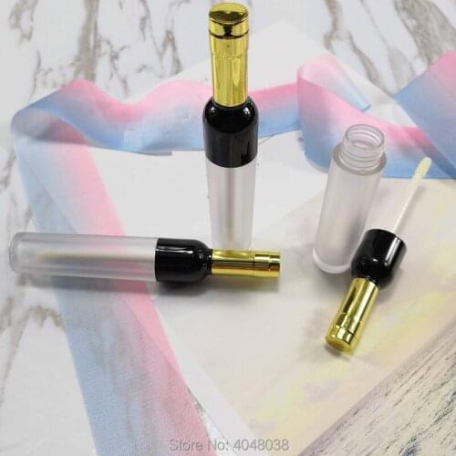 DIY Empty Cute Cosmetic Liquid Lipstick Bottle Plastic Lip Gloss Tube Frosted Bottle Lipgloss Tube Lip Balm Container 50pcs/Lot
