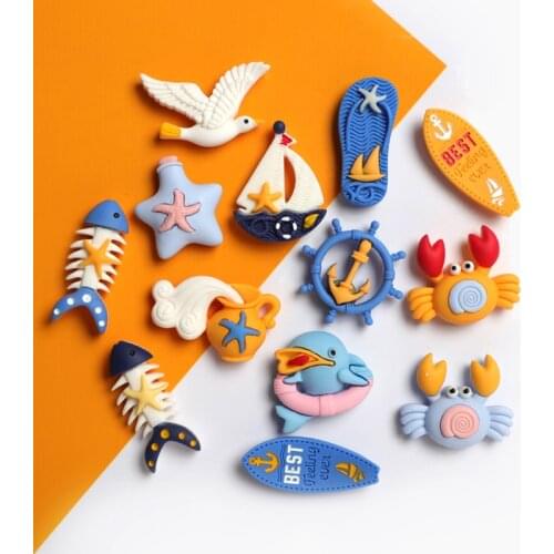 The Mediterranean Sea anime action figure prefect quality glass fridge magnets Toys for children home decoration