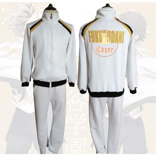 Haikyuu!! Season 3 Fukurodani Academy Cosplay Costume Koutarou Bokuto Jacket+Pants Akaashi Keiji Uniform Volleyball Sportswear