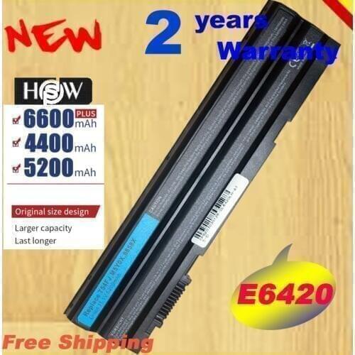 HSW New laptop battery 8858X P16G X57F1 YKF0M T54FJ P16G001 P15F for Dell E5520m E5530 E6420, E6420 ATG, E6420 XFR fast shpping