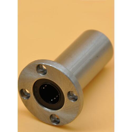 LMF50LUU 50mmx80mmx192mm round flange long linear ball bearing for 50mm rod shaft cnc 1pcs