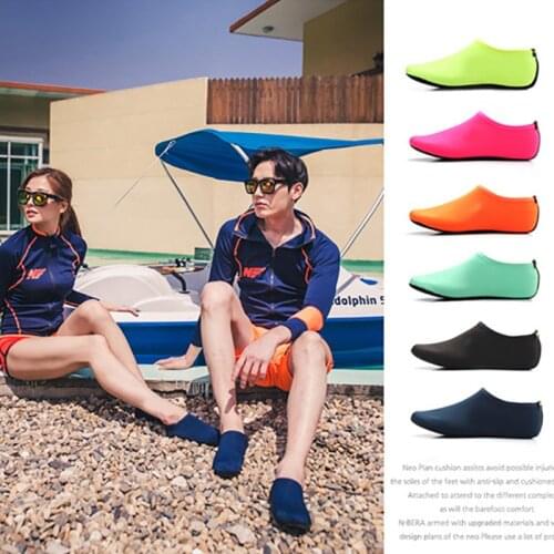 USHINE Summer Water Shoes Mens Swimming Shoes Aqua Beach Shoes Big Plus Size Sneaker for Men Striped Colorful Zapatos Hombre
