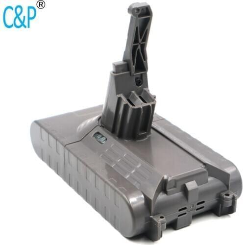 C&P New 3000mAh 21.6V Rechargable Li-ion Battery For Dyson Absolute & V8 Animal Vacuum Cleaner Animal 967834-02 64.8Wh 21.6V