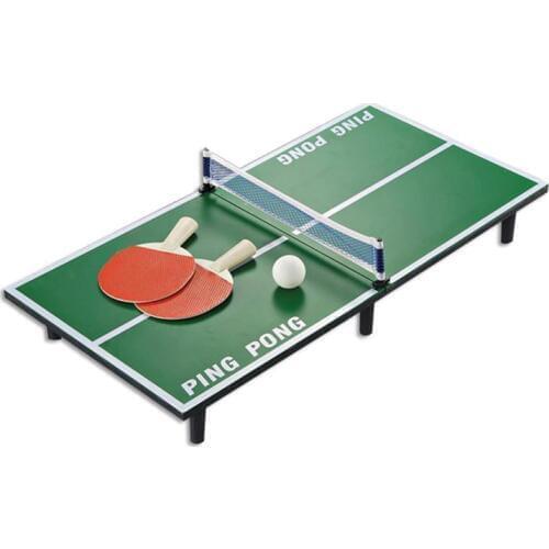 Mini Ping Pong Table Tennis Table Set Wooden Childrens Educational Toys Mini Tennis Table Training Tool Children Perfect Gift