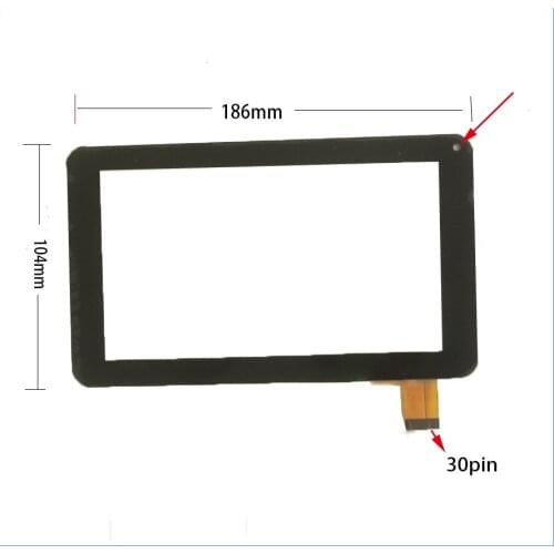 For Lenco CoolTab 70 / Lenco CoolTab 73 Tablet Capacitive Touch Screen Touch Panel Digitizer MID Sensor