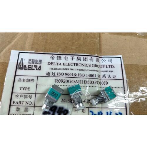 Original new 100% RK097G horizontal double potentiometer D50K D503 handle length 10MMF (SWITCH)