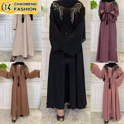 Eid Middle East Dubai Abaya Muslim For Women Hijab Dress Caftan Turkey Kaftan Ramadan Arabic Islamic Modest Clothing Maxi Robe