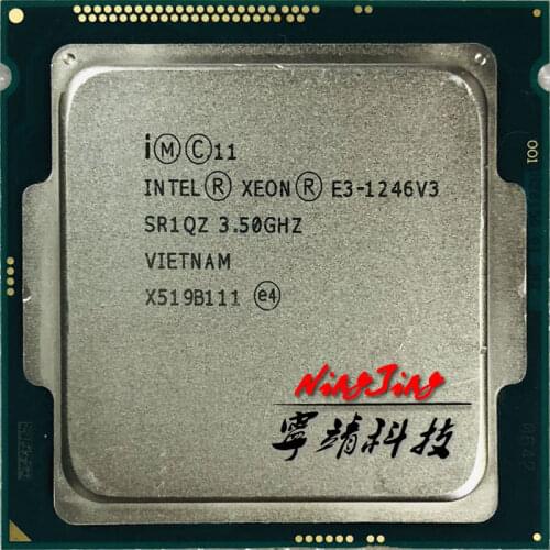 Intel Xeon E3-1246 v3 E3 1246v3 E3 1246 v3 3.5 GHz Quad-Core Eight-Thread 84W CPU Processor LGA 1150