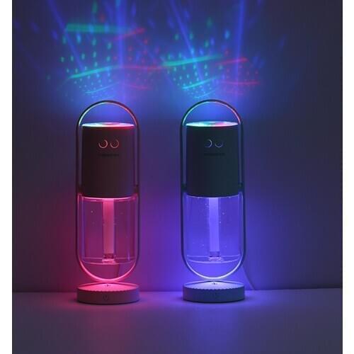 Projection Lamp Creative Humidifier 360 Ultrasonic Air 5 Modes Cold LED Light USB Aroma Diffuser Aroma Diffuser 5V for room