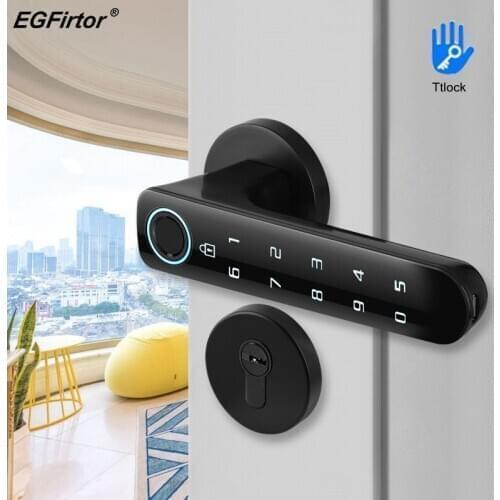 Anti-theft Smart Digital Lock Keyless Entry Door Lock TTLock APP Bluetooth Biometric Lock Bedroom Home Security For Apartment