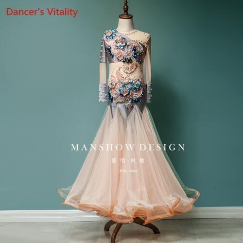 Luxury High-End Custom Belly Dance Suit Sexy New Stage Performance Sexy Bellydance Diamond Oriental mesh dress