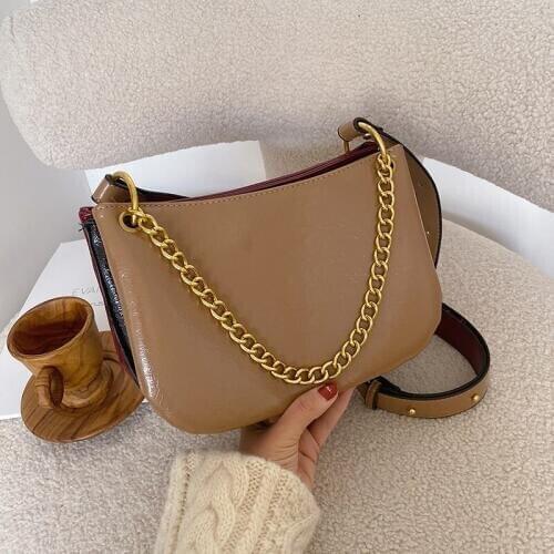 Vintage Small Chain Shoulder Messenger Crossbody Bags Women Handbags Fashion Ladies Clutch Casual Totes Female Purse