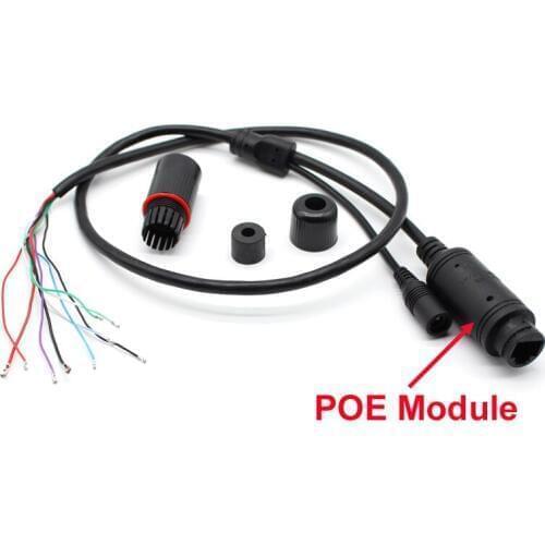 X 4pcs Built-in 48V POE Module CCTV and Cable LAN Power over Ethernet Lan RJ45+DC Ports Cables for IP camera board module