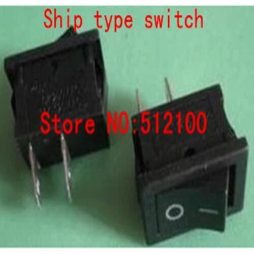 100pcs Boat switch 10*15 become warped plate switch 2Pin