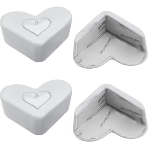 4 Pcs Soft Silicone Baby Safe Corner Protector Table Desk Corner Guard Edge Anticollision Guards for Newborn Infants