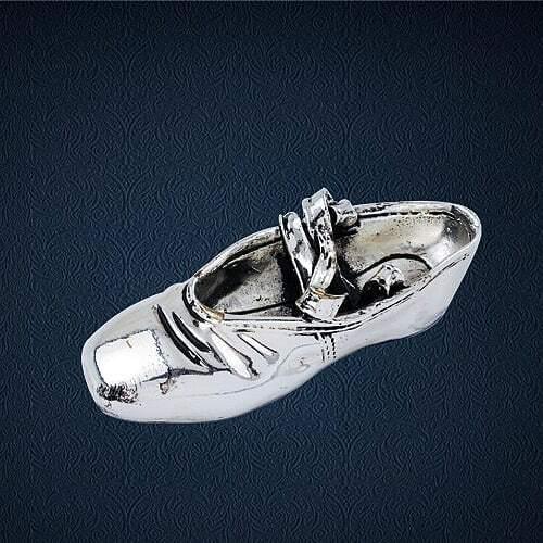 925 Sterling Silver Plated BALLET SHOES