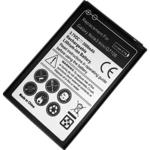Note 3 Mini Battery 3500mAh EB-BN750BBC Replacement For Samsung Galaxy Note 3 NEO N7505 N7508 Mobile Phone Battery