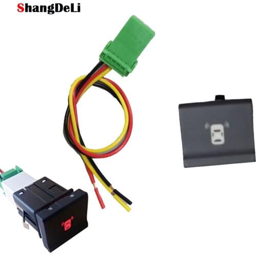 Radar Switch with Cable Red light for VW Polo 6C 2014 -2018 Car Accessories