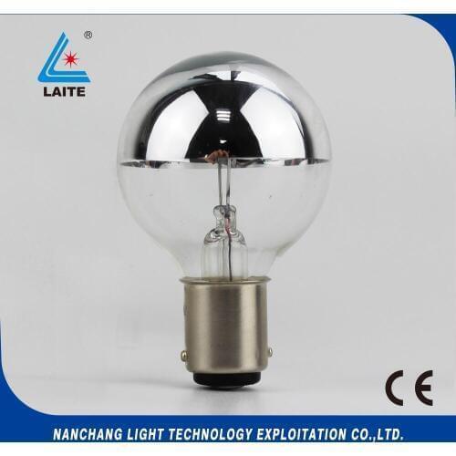 12v 35w Hanaulux Light bulb 12V 35W BA15D Top Half Silver Bowl medical lamp free shipping-10pcs
