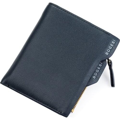 Wallet Mens Zip Short Student Wallet Coin Purse Cross-border Exclusive