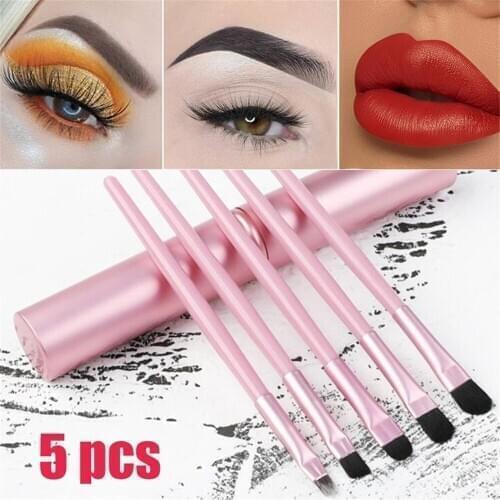 5Pcs/set Makeup Brushes Set Eye Shadow Foundation Powder Eyeliner Eyelash Lip Make Up Brush Cosmetics Beauty Tool Kit Hot Sale