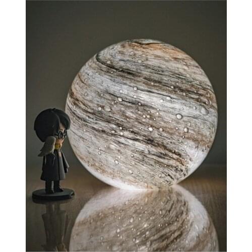 Moon Table lamp Night light italy Princess Deck Lamp Modern Atmosphere touch Table Lamp Home Bedroom Bar Cafe