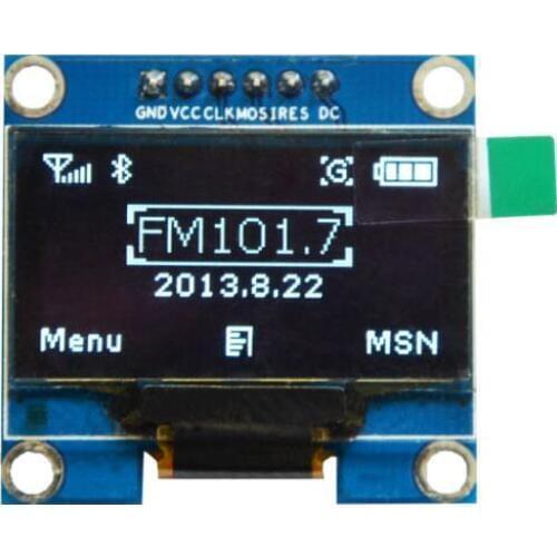 1.3 inch OLED Module 6PIN 128X64 LCD LED Display SSD1106 1.3 SPI IIC I2C Communicate development board diy kit electronic 51 MCU