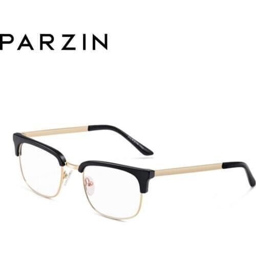 PARZIN TR90 Glasses Frame Women Classic Square Opitical Glasses Frames Men High Quality Eyewear 5051