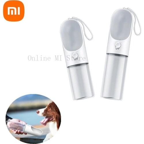 Xiaomi PETKIT Portable Pet Water Bottle Cup 300/400ML Dogs Travel Puppy Cat Drinking Bowl Outdoor Pet Water Dispenser