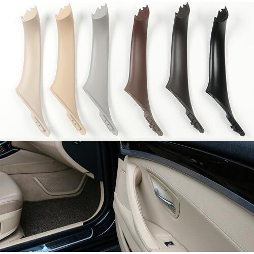 Right Hand Drive RHD For BMW 5 series F10 F11 Gray Beige Black Car Interior Door Armrest Handle Inner Panel Pull Trim Cover