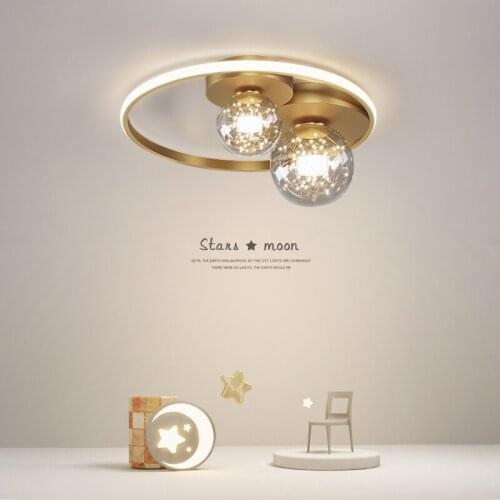 QIBOMEI Round LED Chandeliers For Bedroom Dining Table Living Room Kitchen Study Room Lighting Home Simple European Style