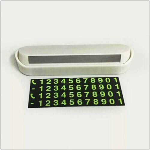 Universal Car Temporary Parking Card Night Phone Number for Kia ProCeed Optima K900 Sportage Sorento Sedona Avante Sonata