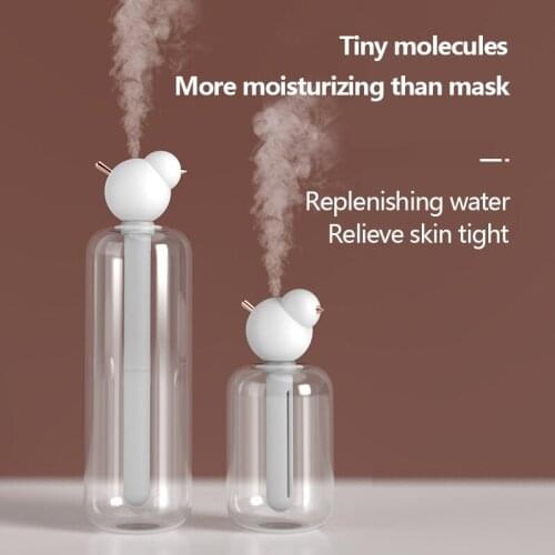 ELOOLE Mist Maker Bird Humidifier USB Mini Portable Water Replenishment Meter Car Air Purifier Aroma Essential Oil Umidificador