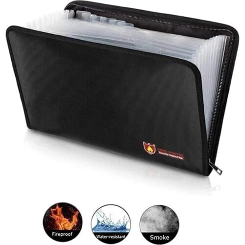 Waterproof Organ Data File Fire Folder Waterproof Fire File Bag For Home School Office