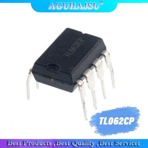 10PCS TL062CP DIP-8 TL062 DIP TL062CN Two Low-Power JFET Input Operational Amplifiers