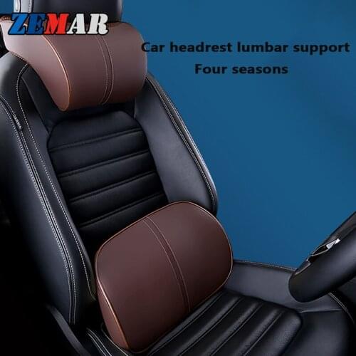 Car Memory Neck Headrest Seat Support Cushion For VW Passat B8 B7 B6 B5 CC Volkswagen Tiguan mk2 2017 2019 Touareg Scirocco