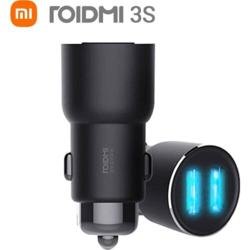 Youpin ROIDMI 3S Bluetooth Car Charger FM Transmitter 5V 3.4A Quick Car Charger MP3 Music Player for iPhone and Android Phones